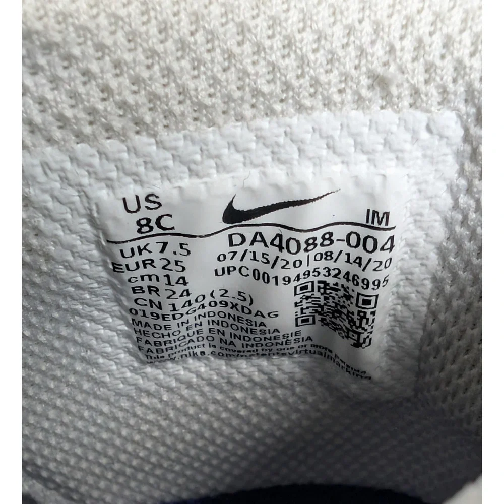 Nike Blazer Mid '77 Sneaker Toddler Kids 8C Lace Up Shoes Hook Loop Athleisure